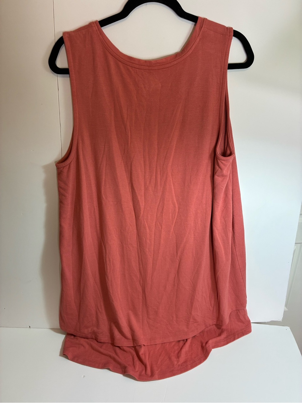 Soft Surroundings Olive & Coral Pink V‑Neck Tunic Tanks | Size XL (NWT Set of 2) - Picture 3 of 16